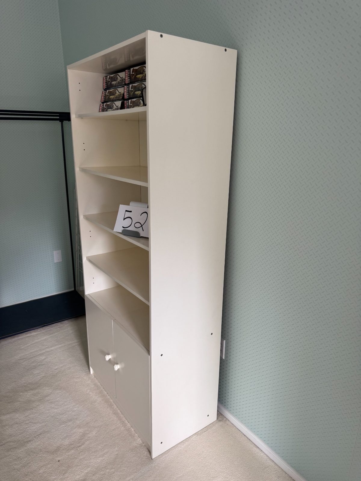 Tall Bookshelf with Cabinets thumbnail 5