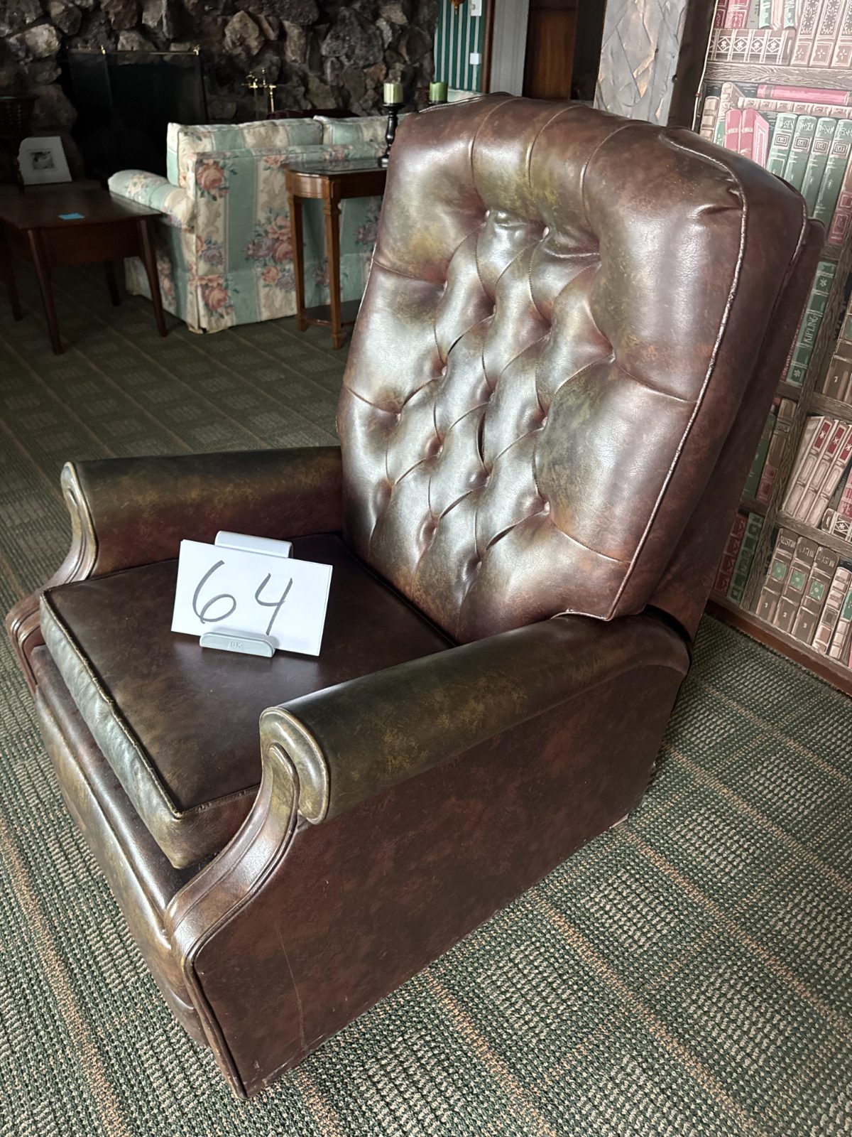 Leather Recliner thumbnail 3