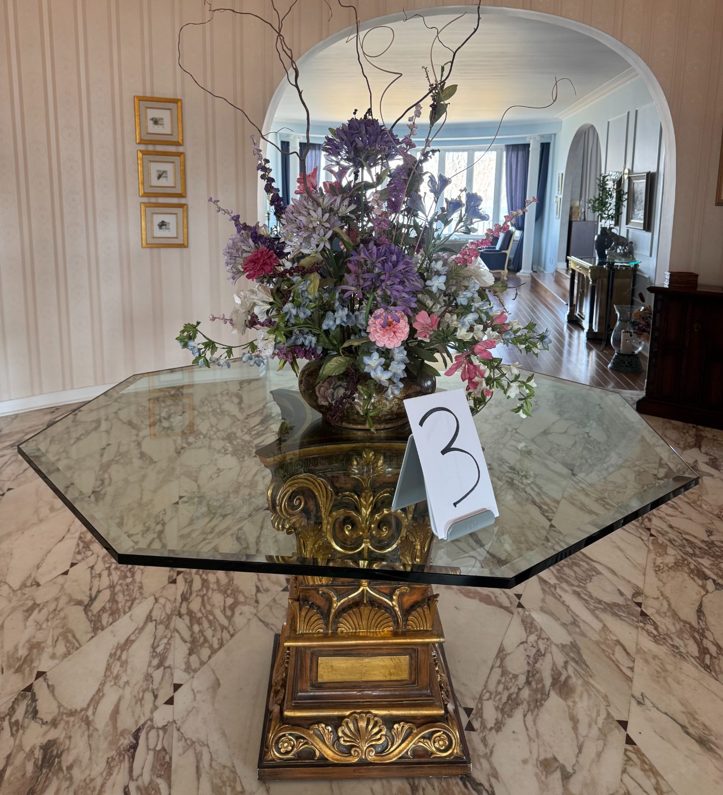 Giltwood Goldleaf Enterance Table